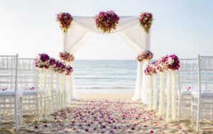 money on wedding flowers
